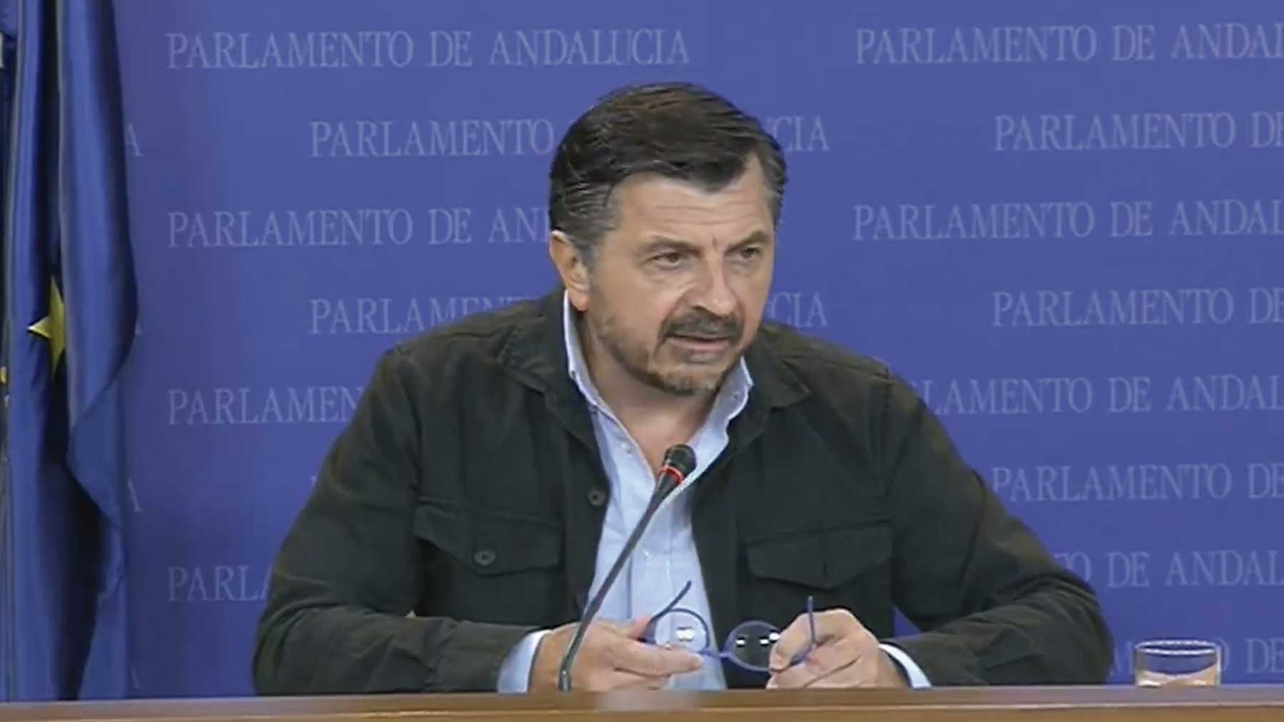 Toni Martín, portavoz del PP en el Parlamento de Andalucía.