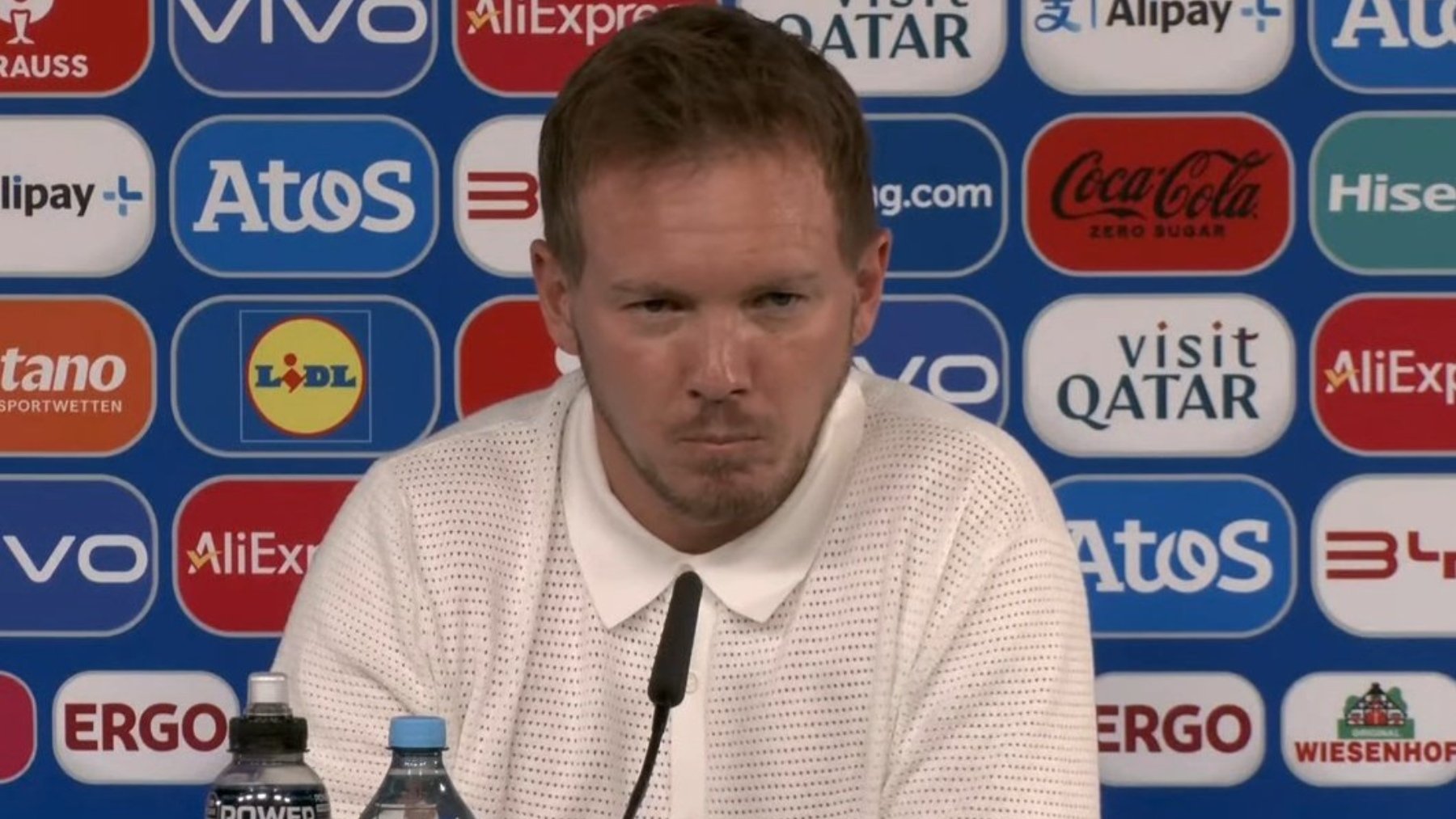 Julian Nagelsmann en rueda de prensa.