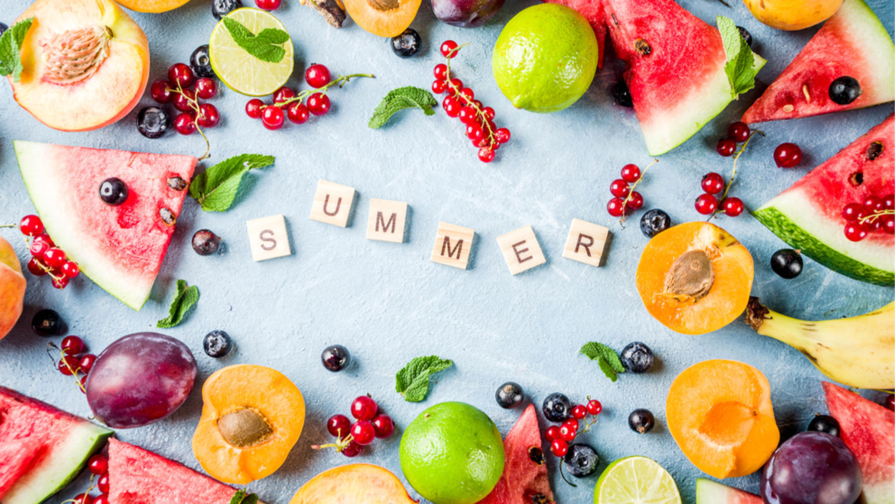 Las frutas de verano son siempre perfectas para combatir el calor.