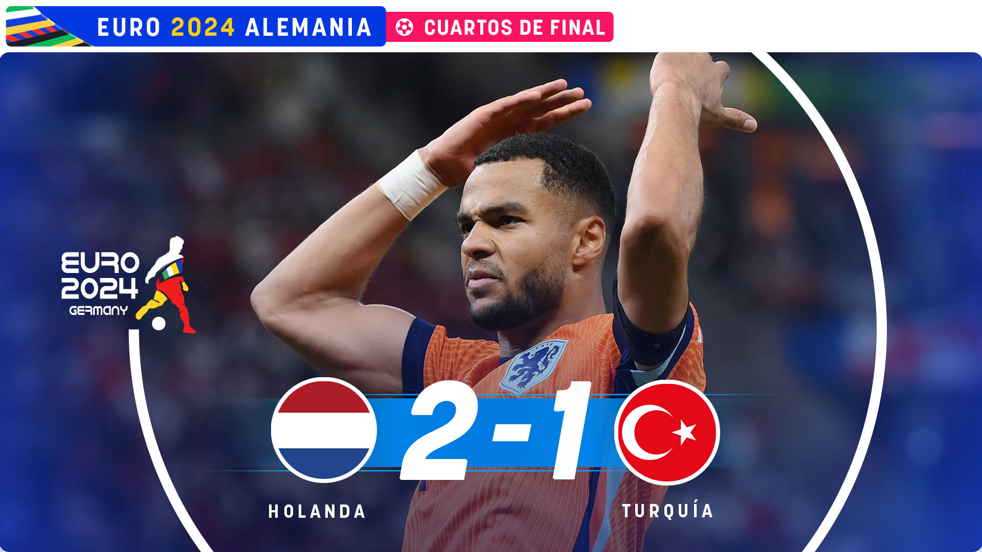 Holanda remontó a Turquía.