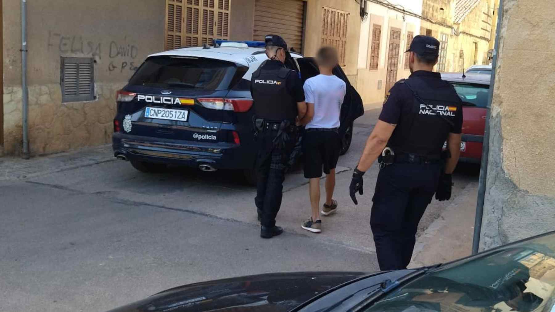 El joven marroquí detenido por la Policía Nacional en Manacor.