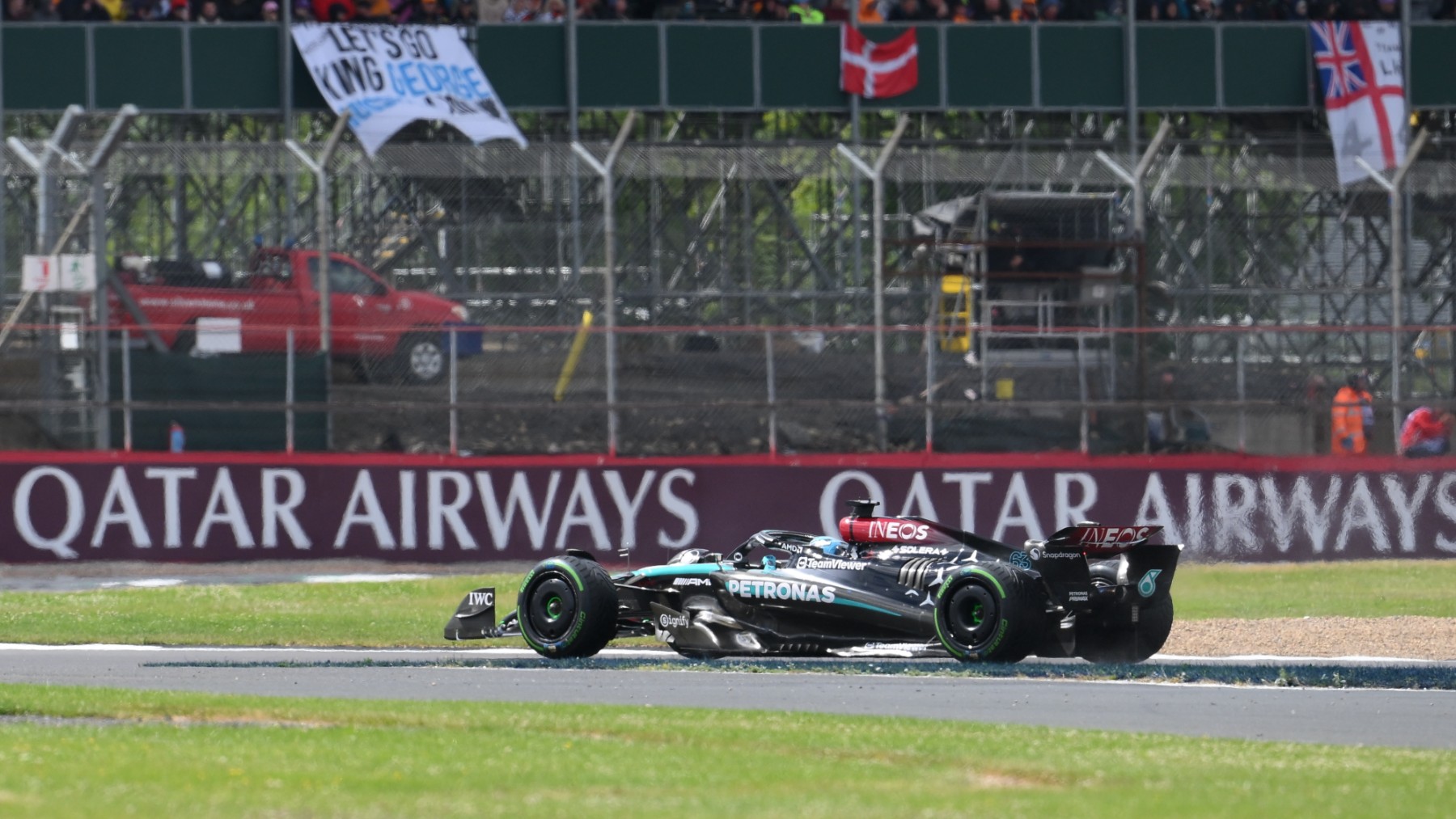 Así queda la parrilla del GP de Gran Bretaña. (EFE)