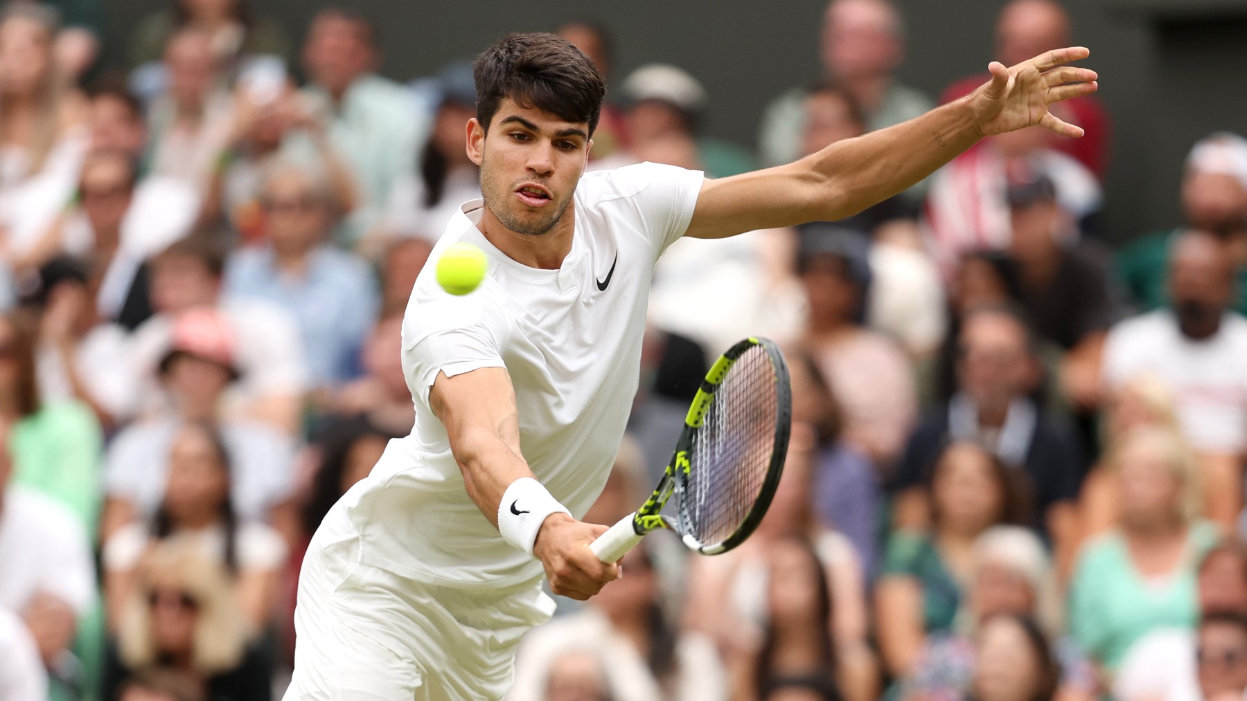 Carlos Alcaraz – Humbert: en directo el partido de Wimbledon 2024. (Foto: Getty)