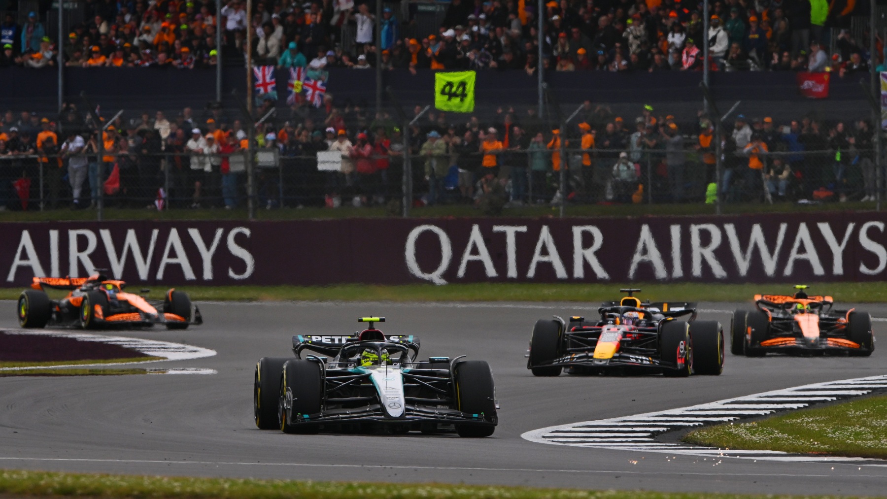 Lewis Hamilton ganó el GP de Gran Bretaña. (Getty)