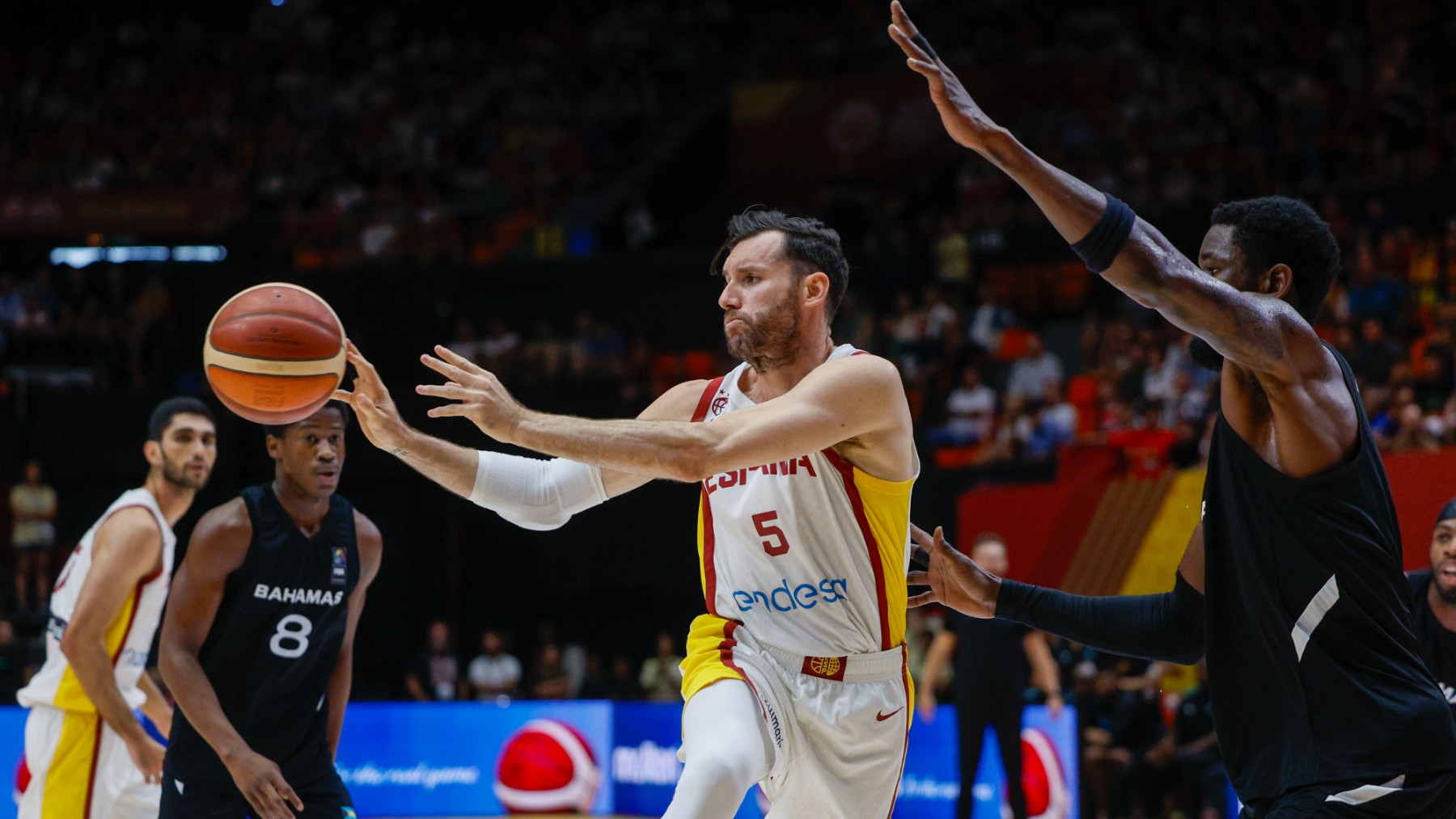 Rudy, en el partido contra Bahamas. (EFE)