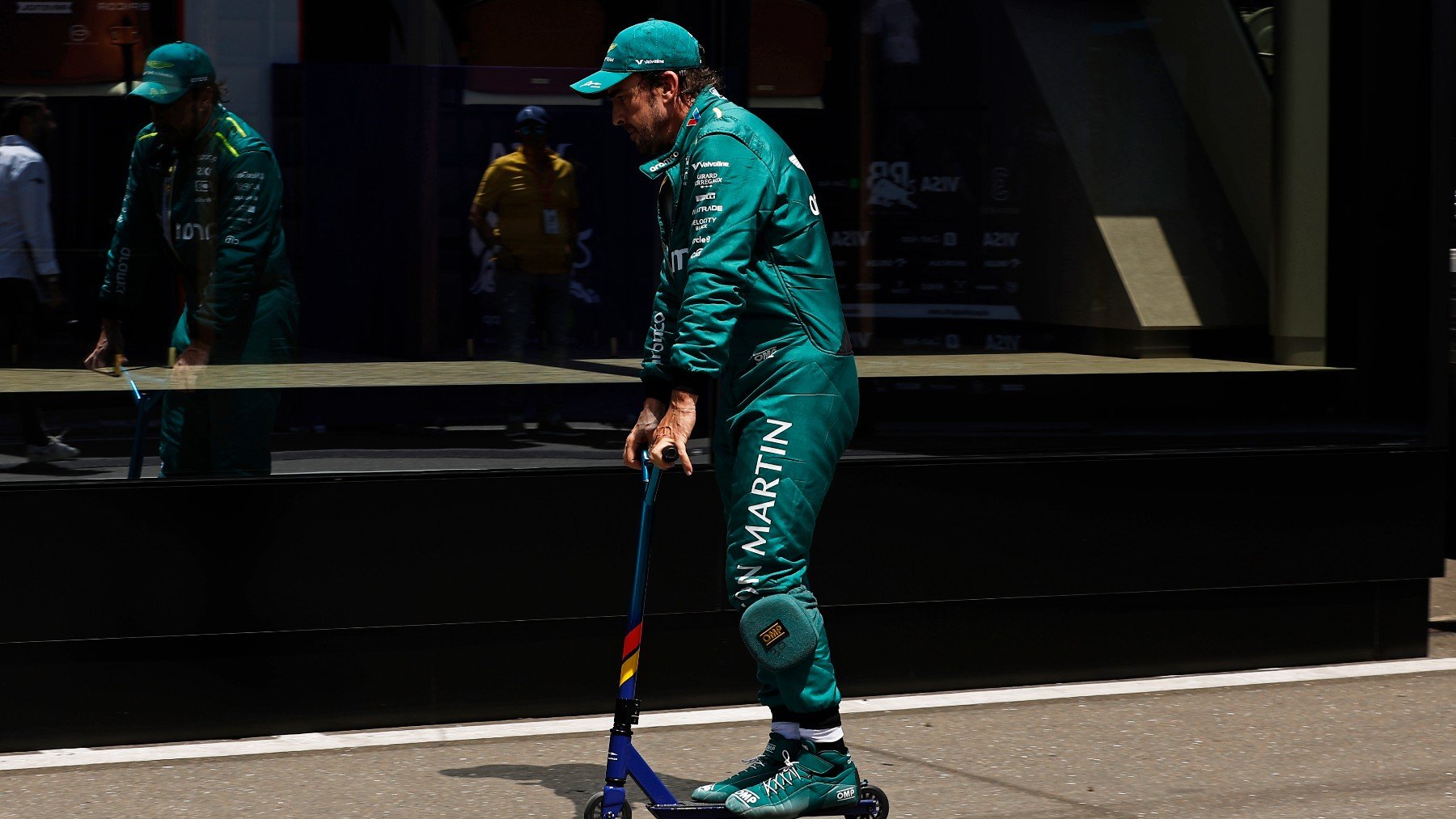 Fernando Alonso en Silverstone. (Getty)