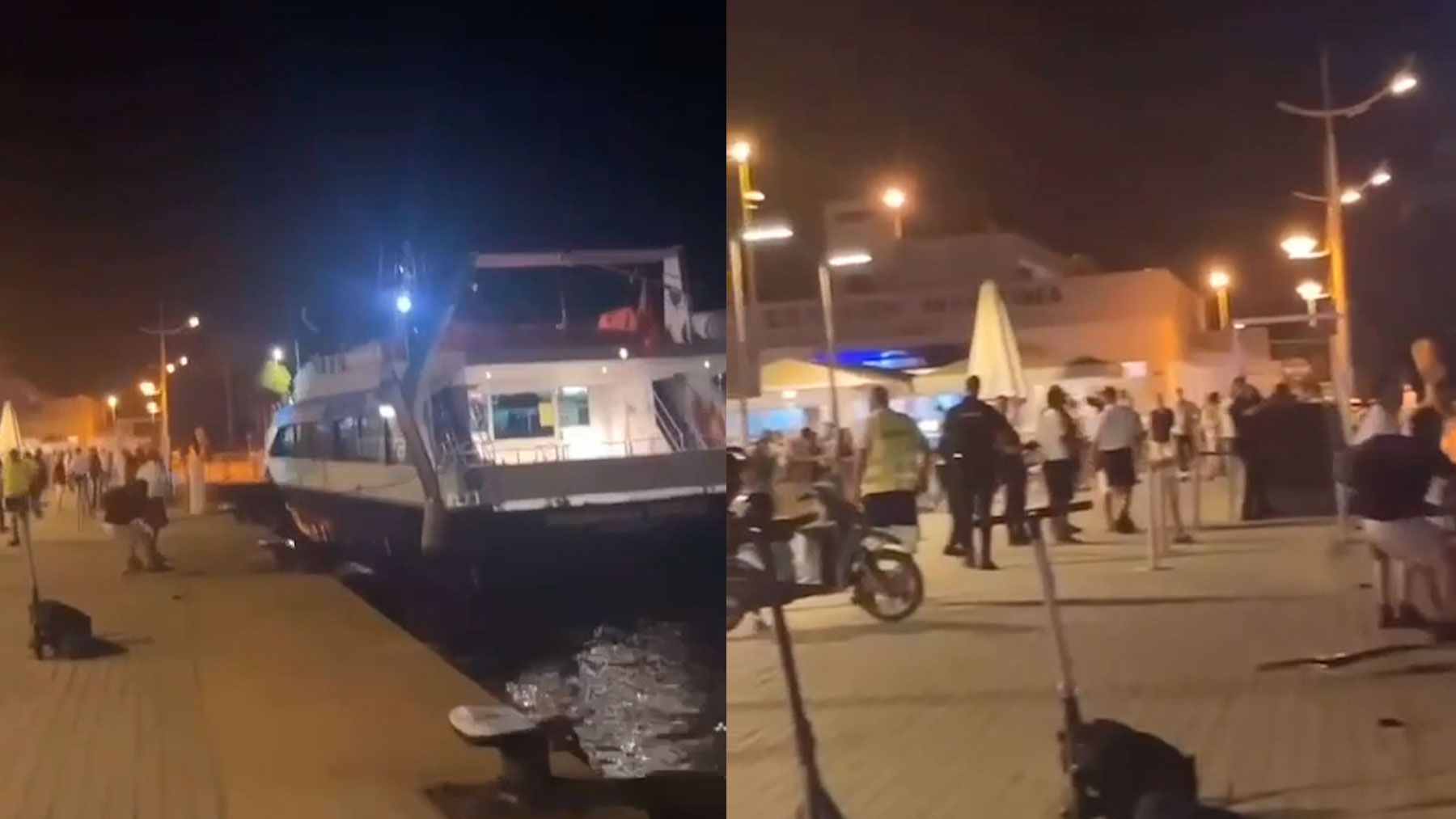 Detención del hombre que agredió con un hacha a cuatro personas en la Estación Marítima de Ibiza.