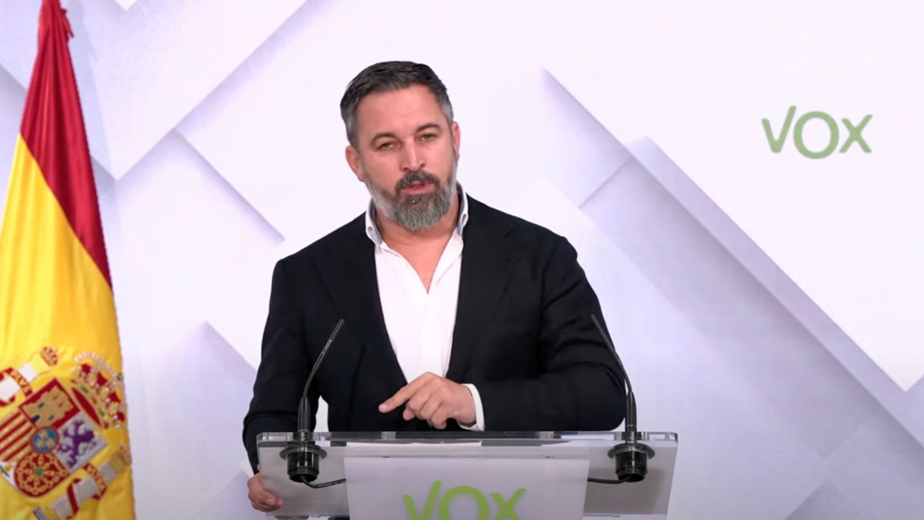 Santiago Abascal, presidente de Vox. (Foto: EP)