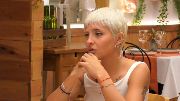 Noelia en 'First Dates'. (Mediaset)