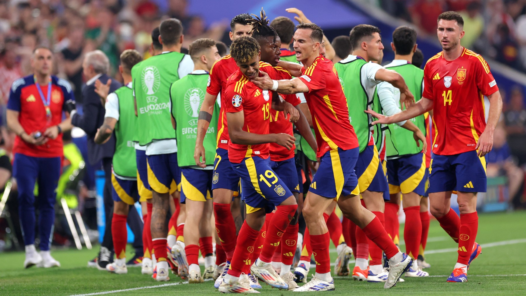 España está en la final de la Eurocopa. (Getty)