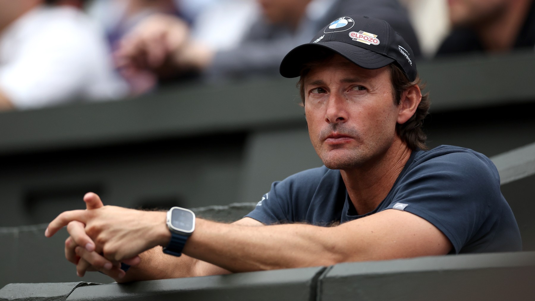 Juan Carlos Ferrero, en un partido de Alcaraz. (EFE)