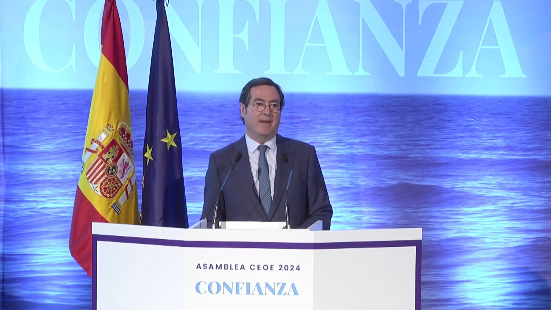 Antonio Garamendi, presidente de la CEOE.