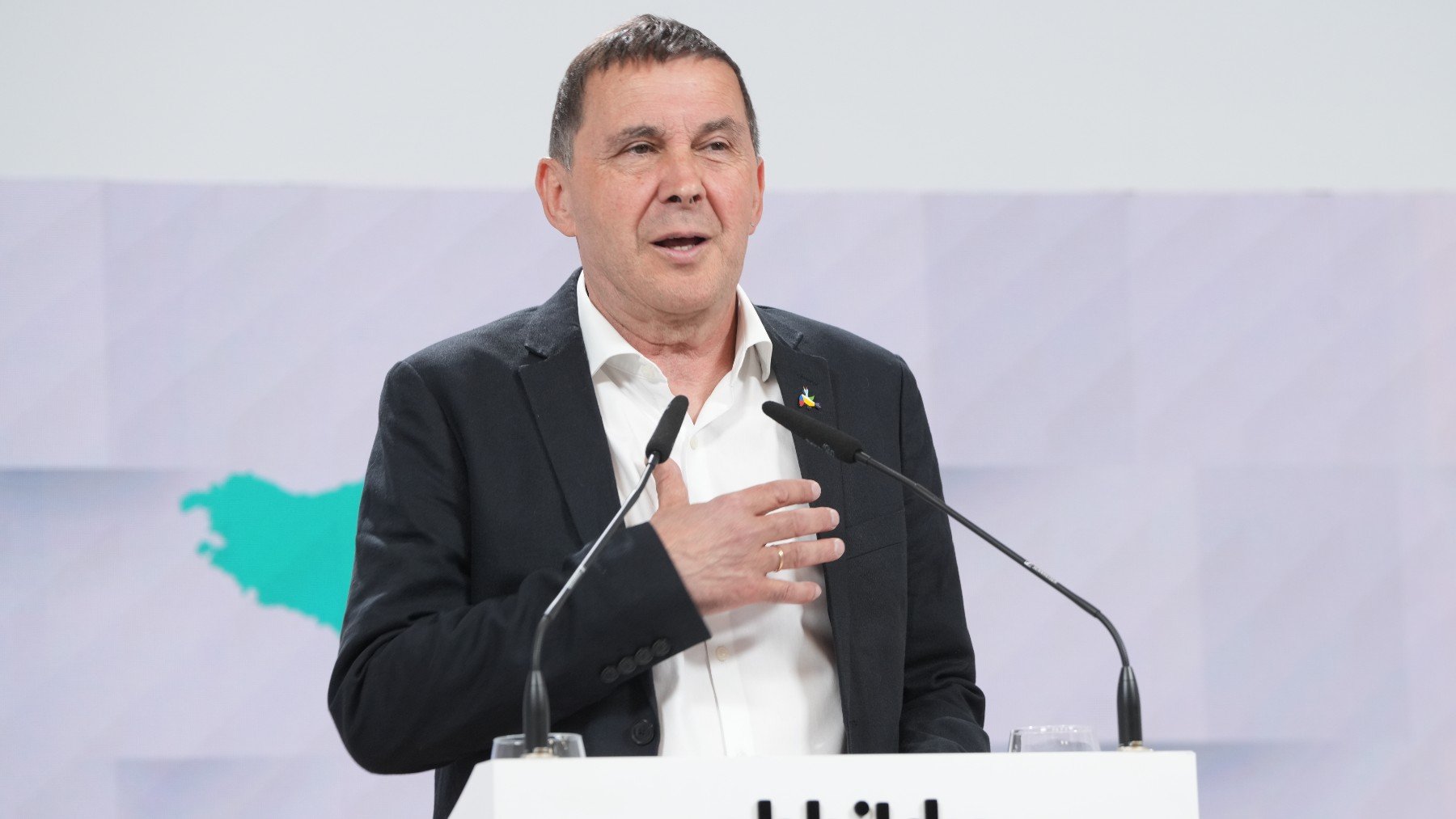 Arnaldo Otegi en una declaración. (Europa Press)