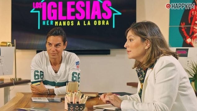 Julio Iglesias Jr y Chábeli Iglesias en Los Iglesias Hermanos a la obra. (RTVE)