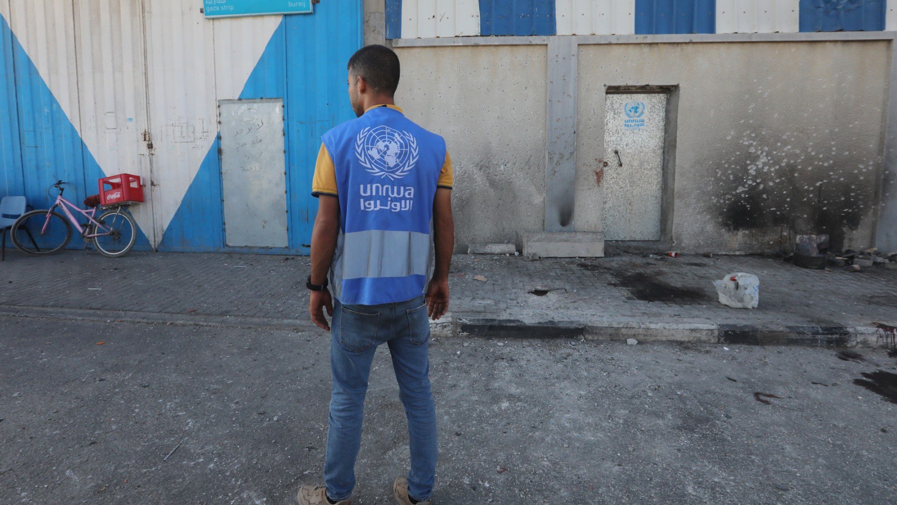 Trabajador de la UNRWA. (Foto: EP)