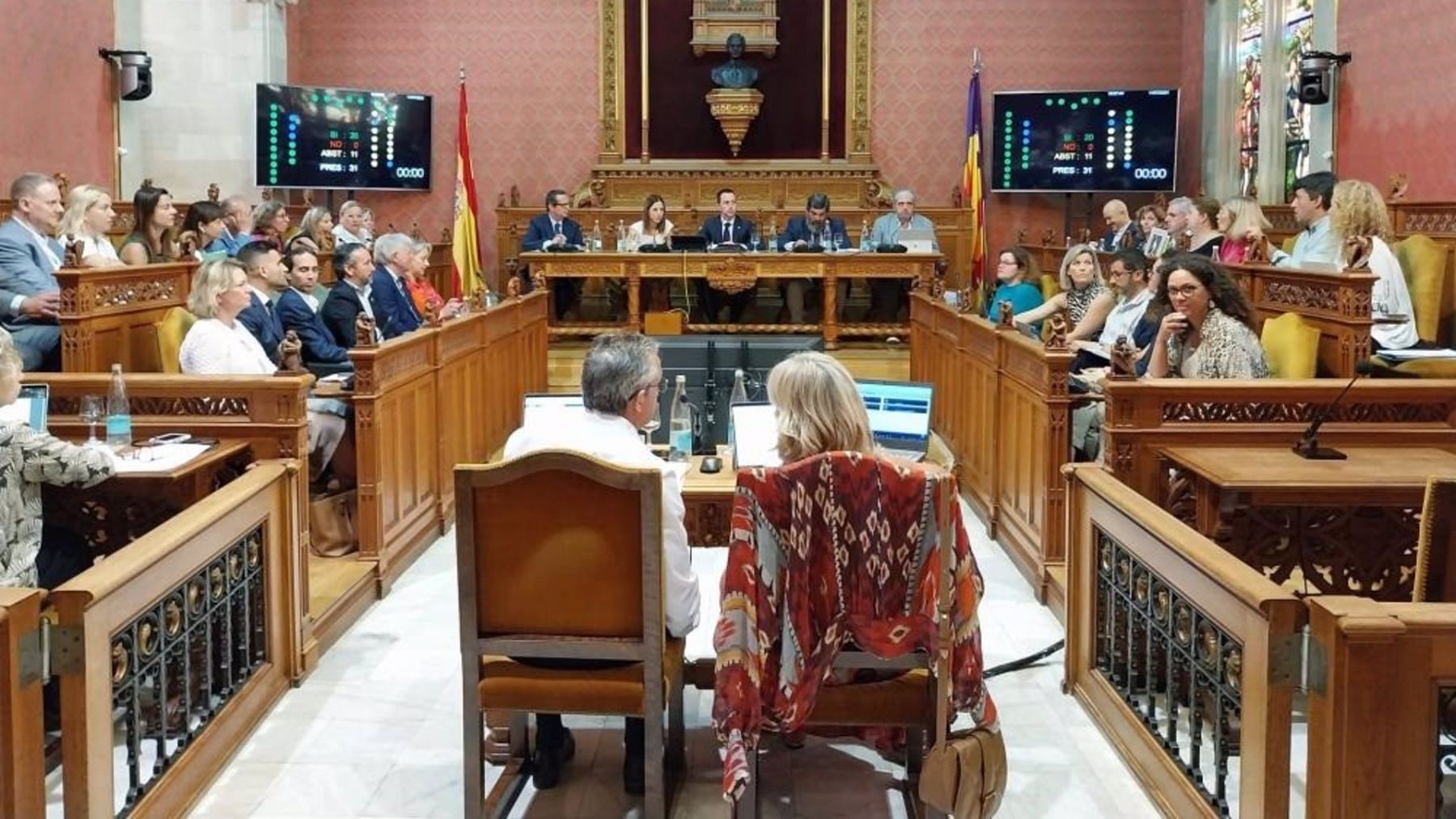 Pleno del Consell de Mallorca.