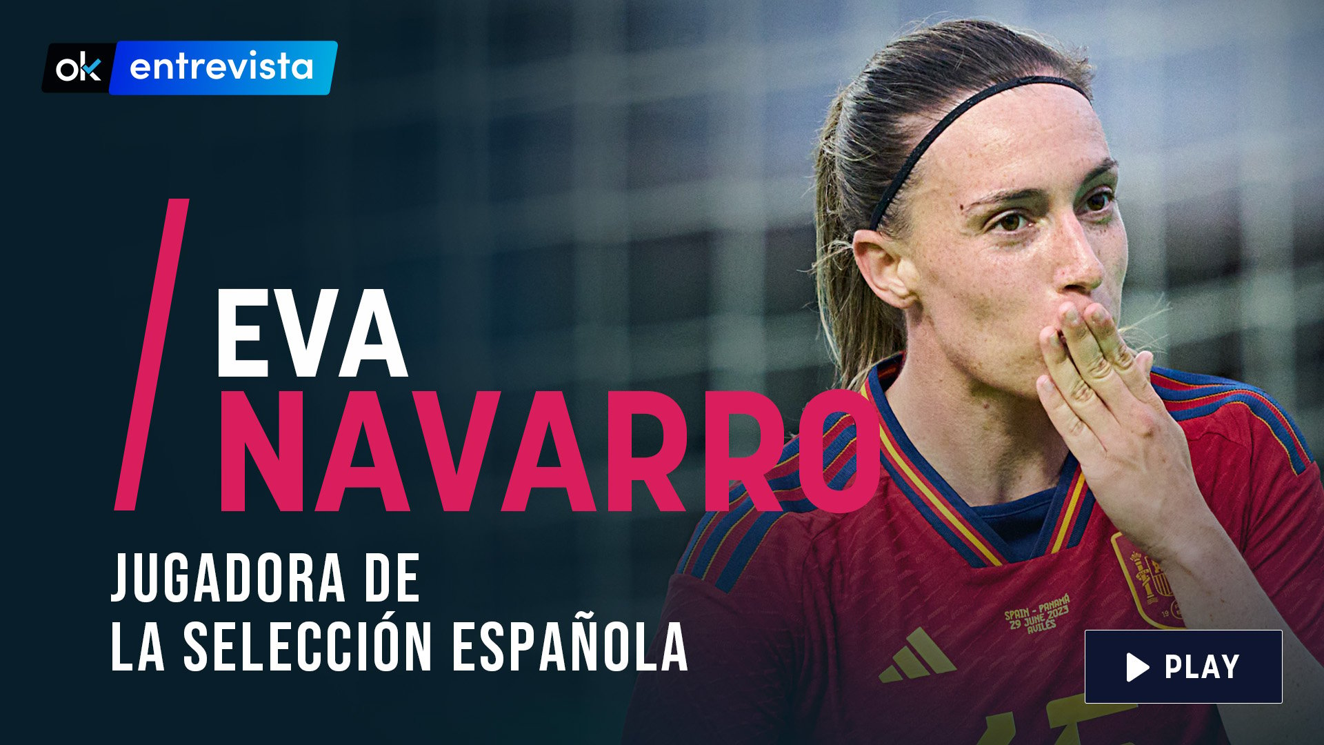 Eva Navarro, jugadora de la selección española.