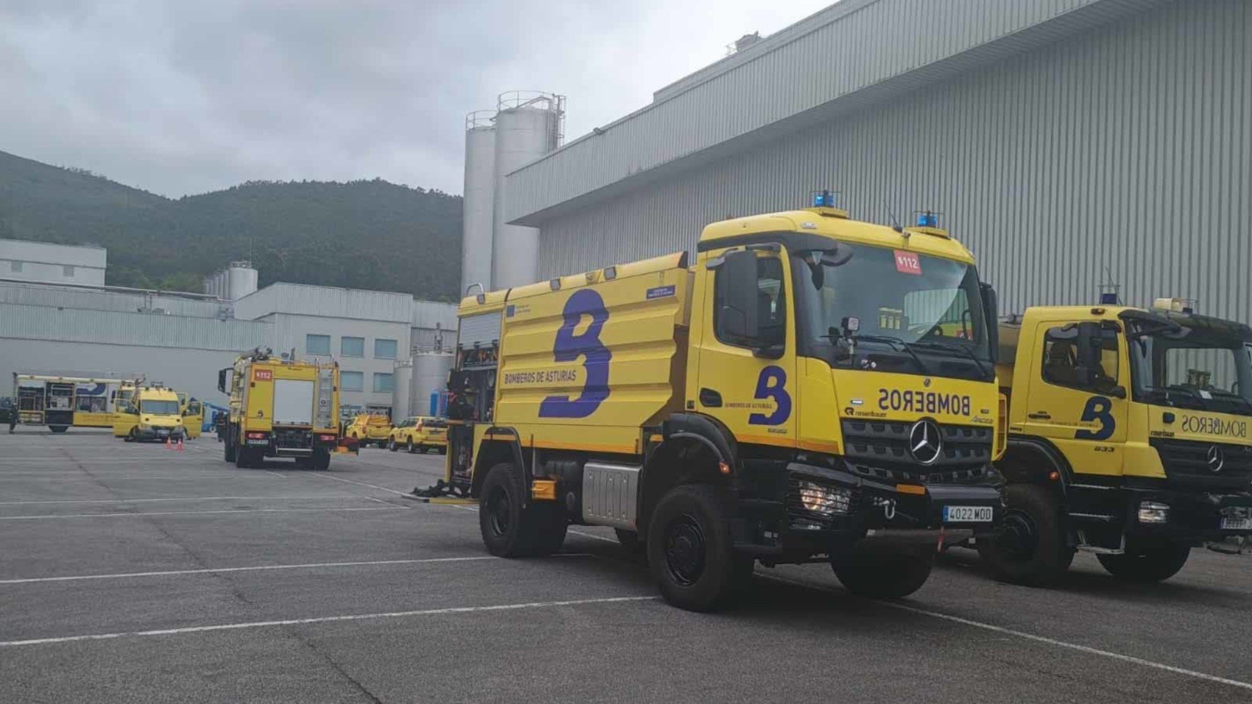 Un camión de los Bomberos de Asturias. (Foto: Ep)