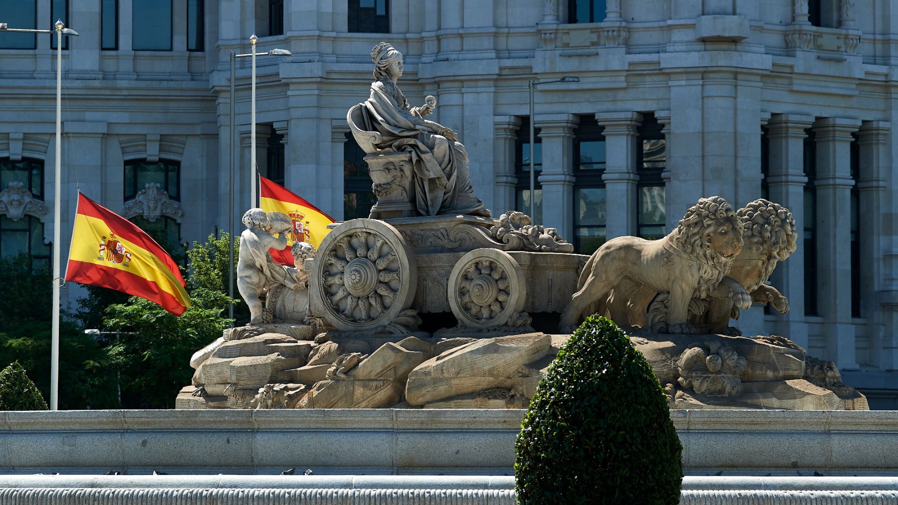 La plaza de Cibeles, en Madrid. (Getty)
