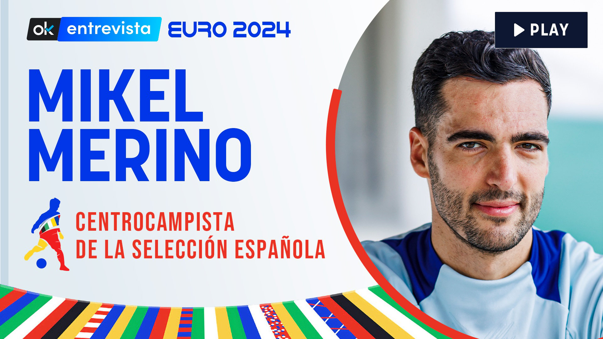 Mikel Merino, uno de los jugadores más destacados de España en la Eurocopa.