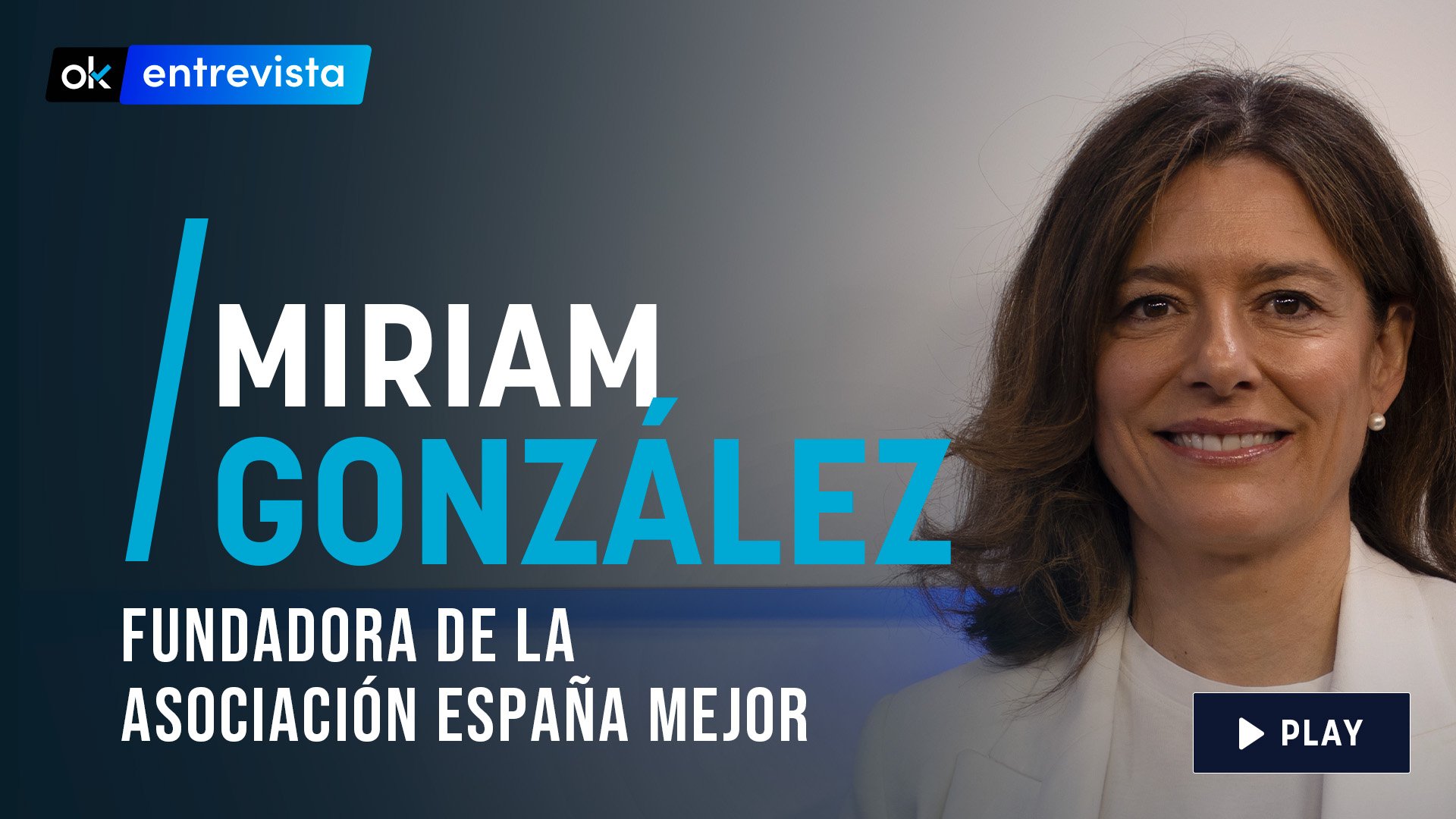 Miriam González, fundadora de España Mejor.