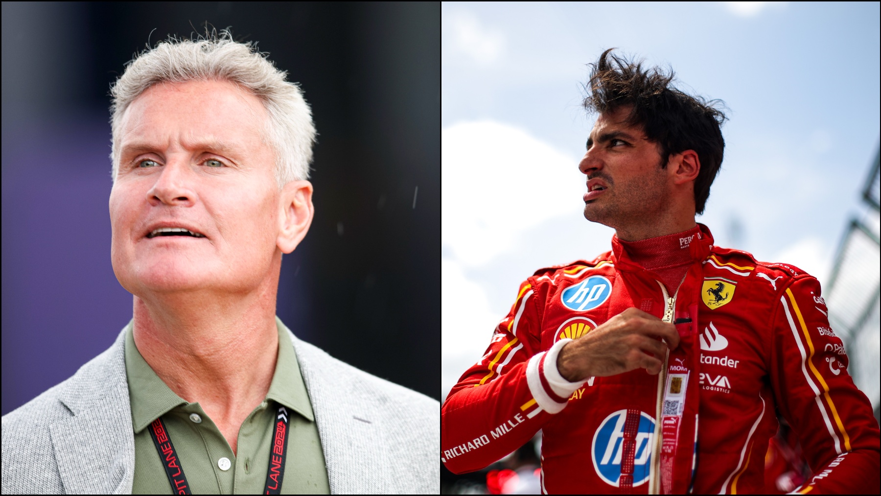 David Coulthard y Carlos Sainz. (Europa Press)