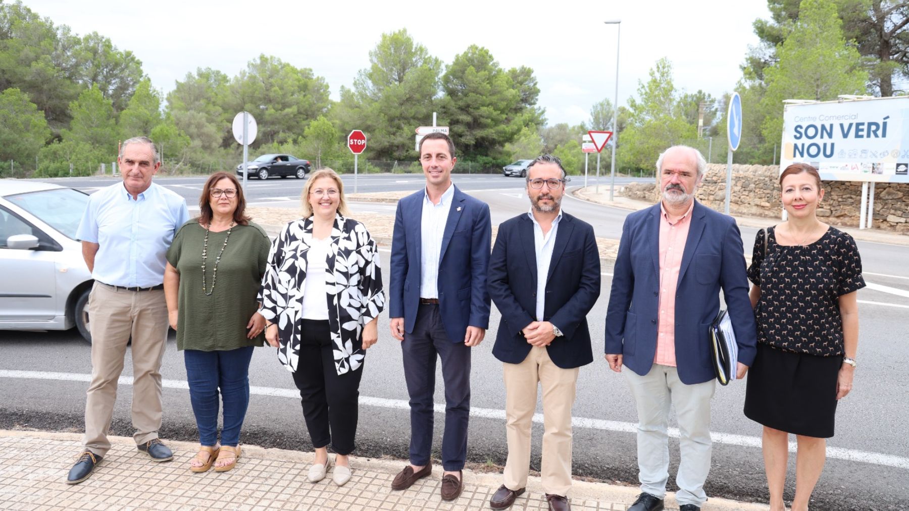 Presentación del proyecto de la rotonda de Son Verí.