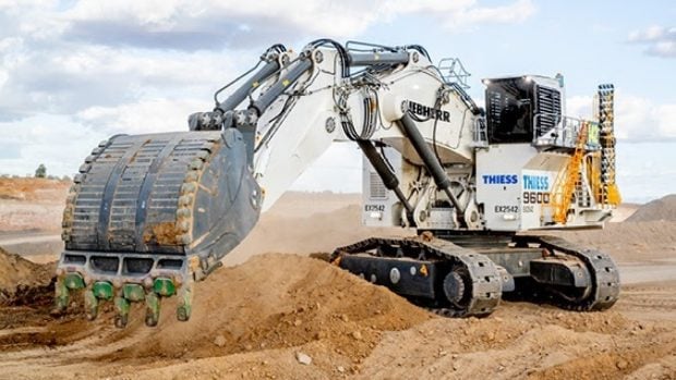 Excavadora de Thiess en Australia.