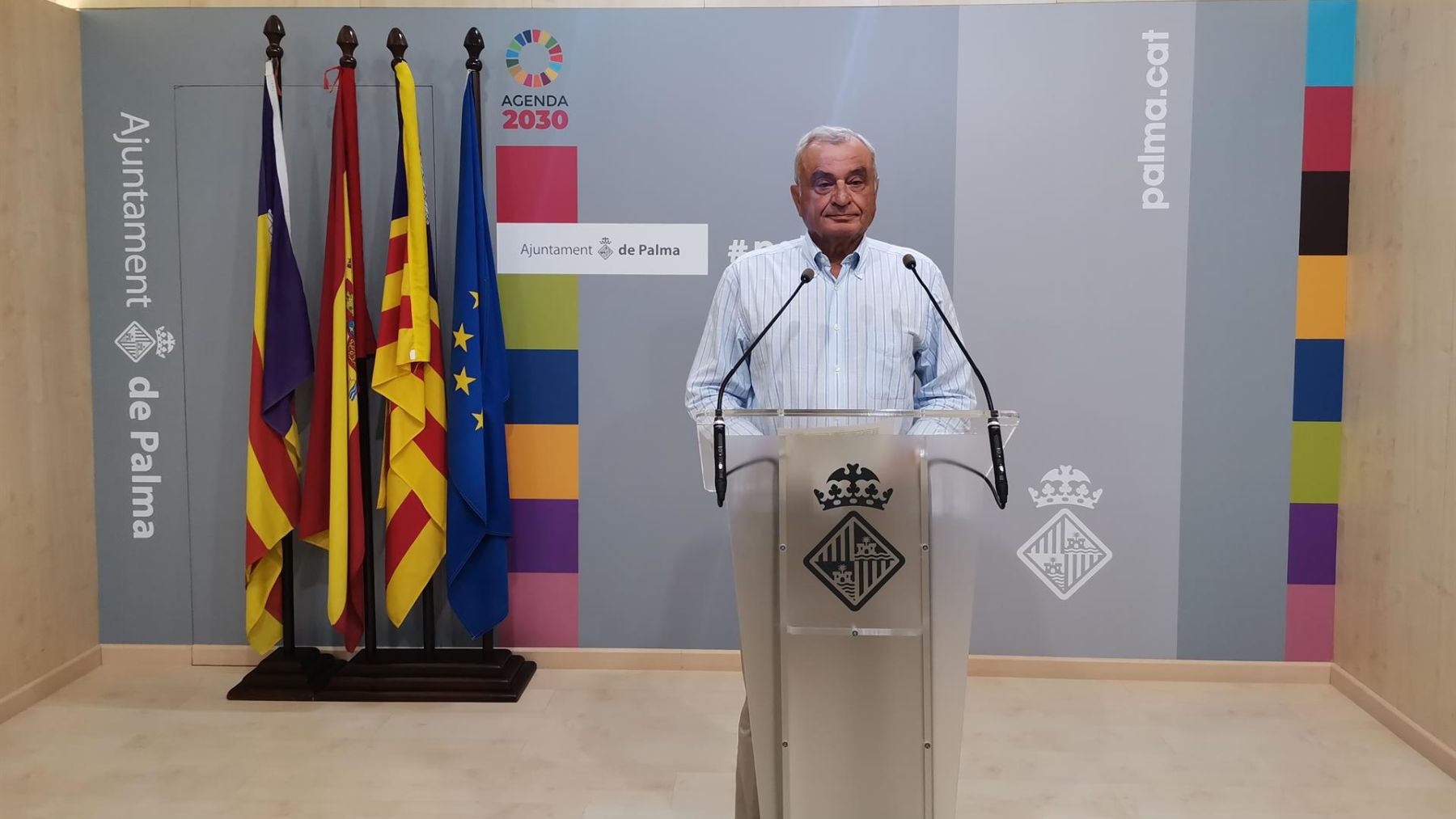 El líder de Vox Palma, Fulgencio Coll. (Europa Press)