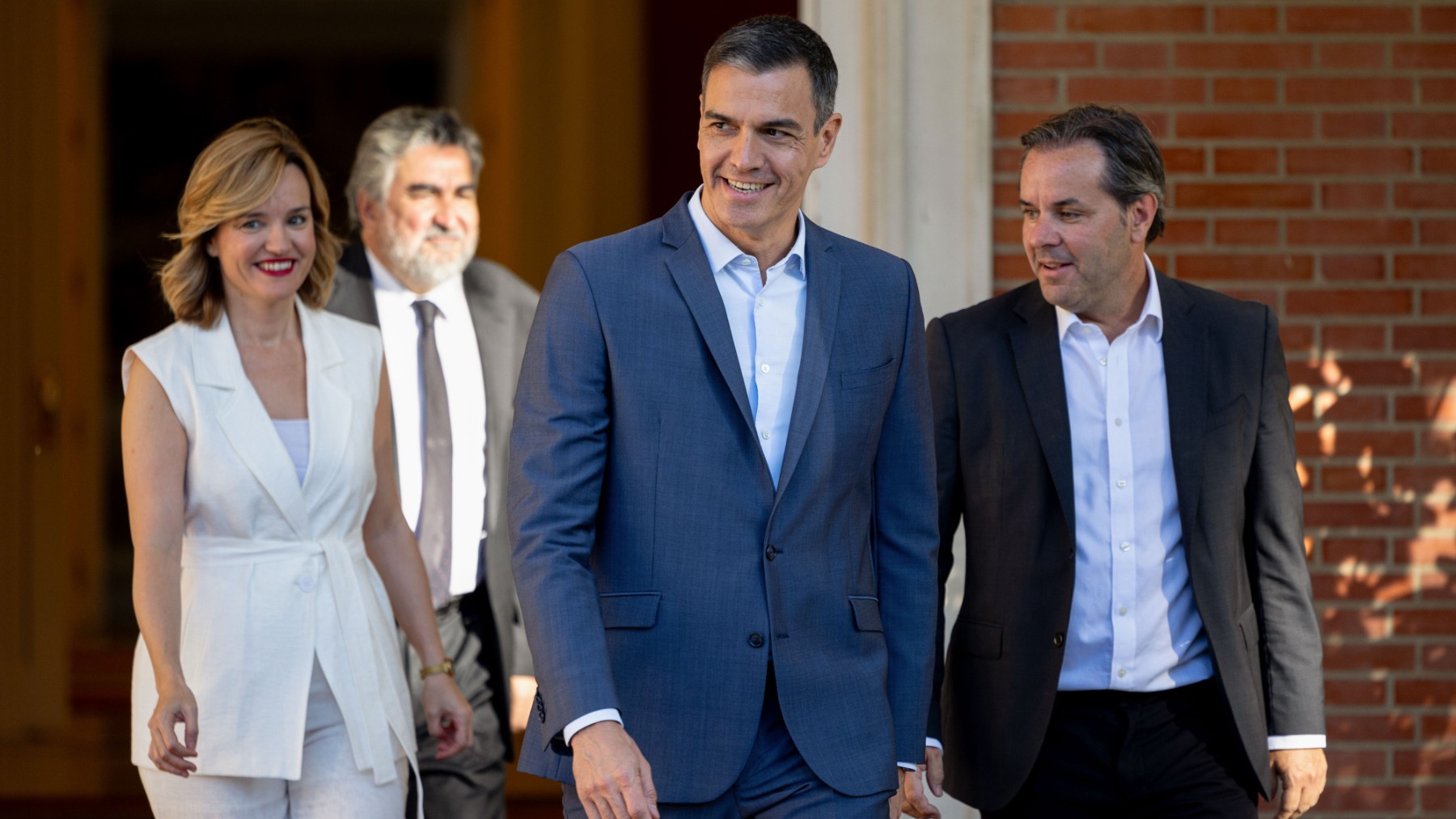 Pedro Sánchez en La Moncloa. (EFE)