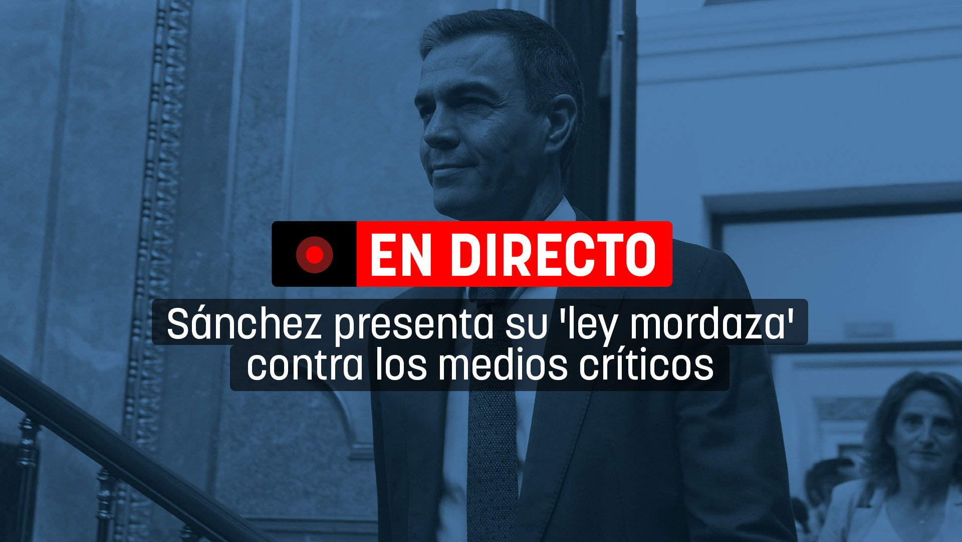 Sánchez presenta su ley mordaza