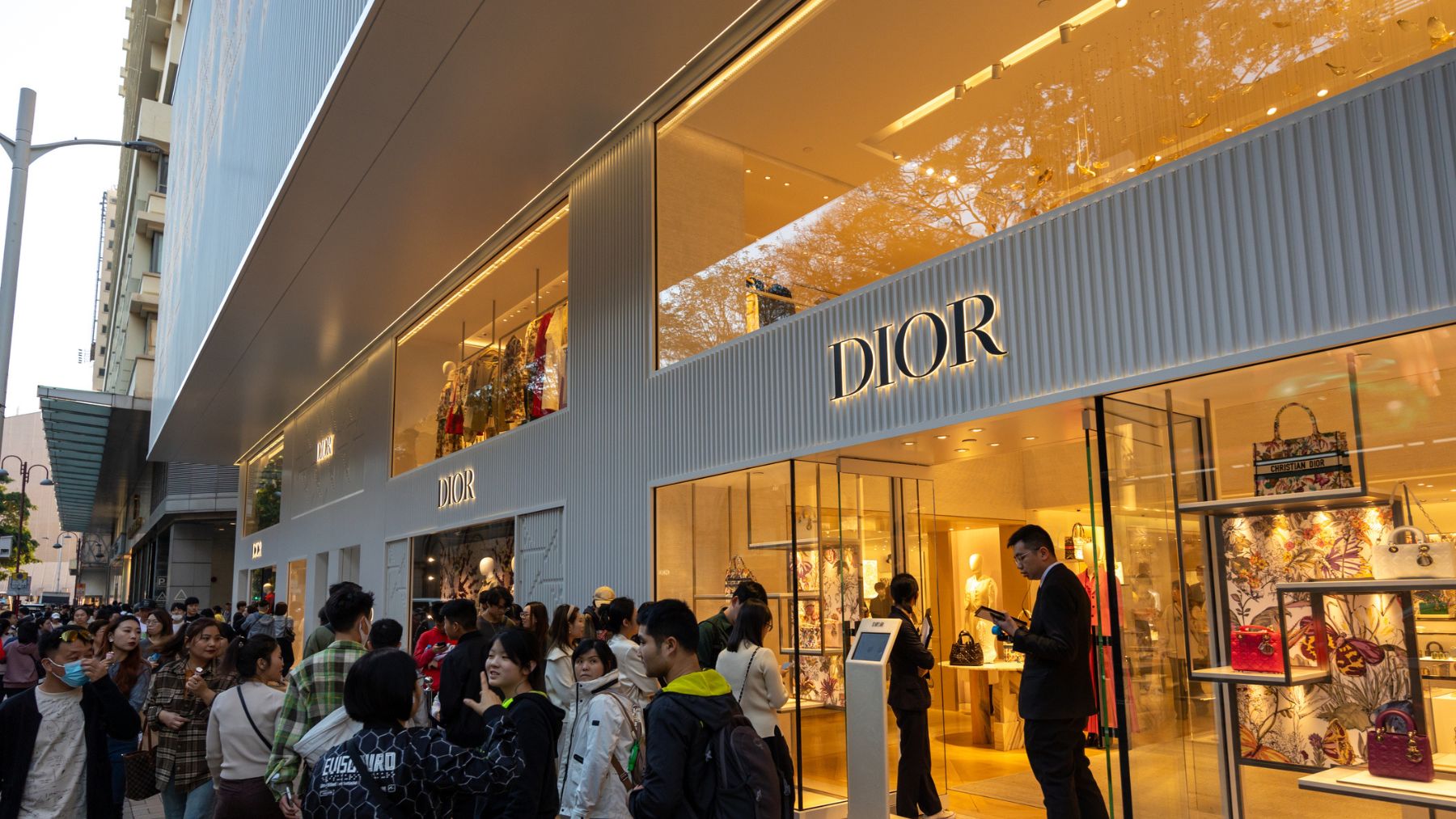 Una tienda de Dior.