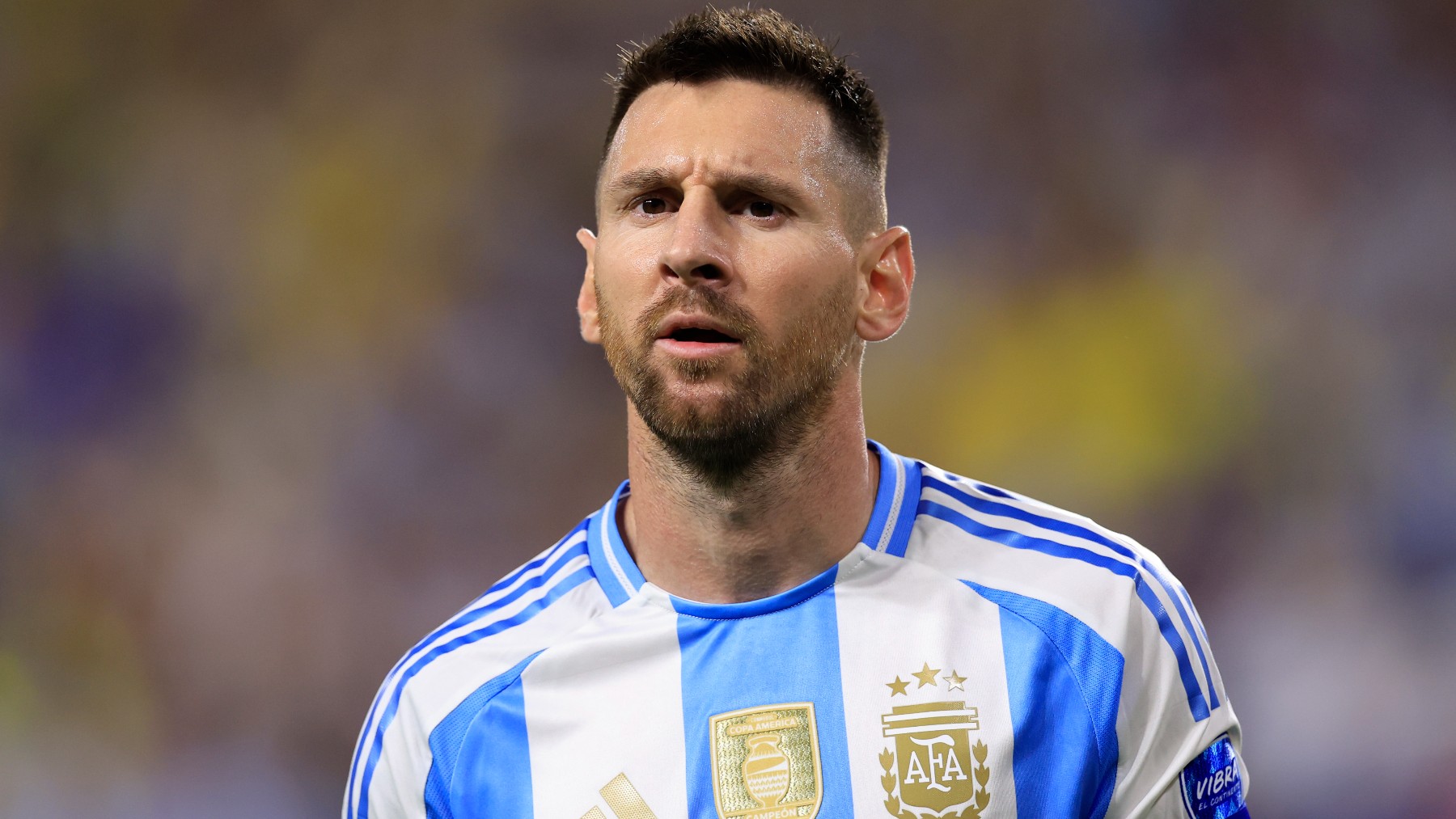 Leo Messi, durante la final de la Copa América con Argentina. (Getty)