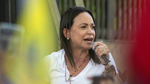 María Corina Machado, opositora, Maduro, Venezuela, frenos, coche, sabotaje
