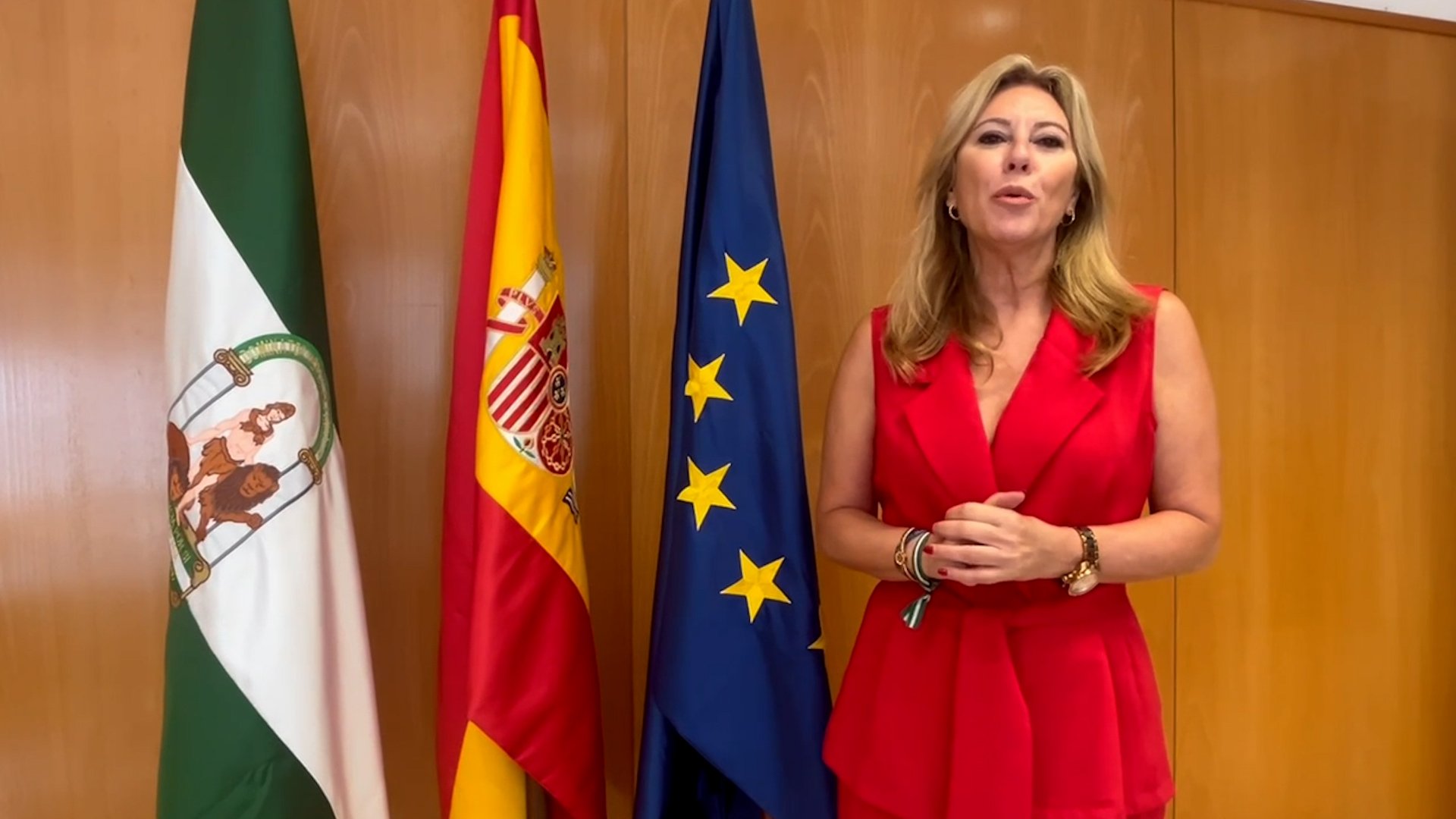 Carolina España, consejera de Economía de la Junta de Andalucía.