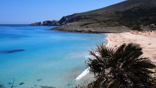 playas nudistas en Mallorca, Cala Mesquida