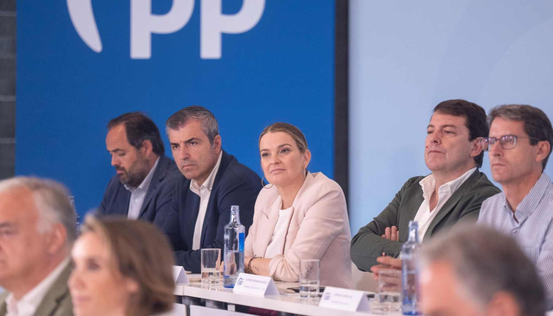 Marga Prohens durante la reunión de la Junta Directiva Nacional del PP.
