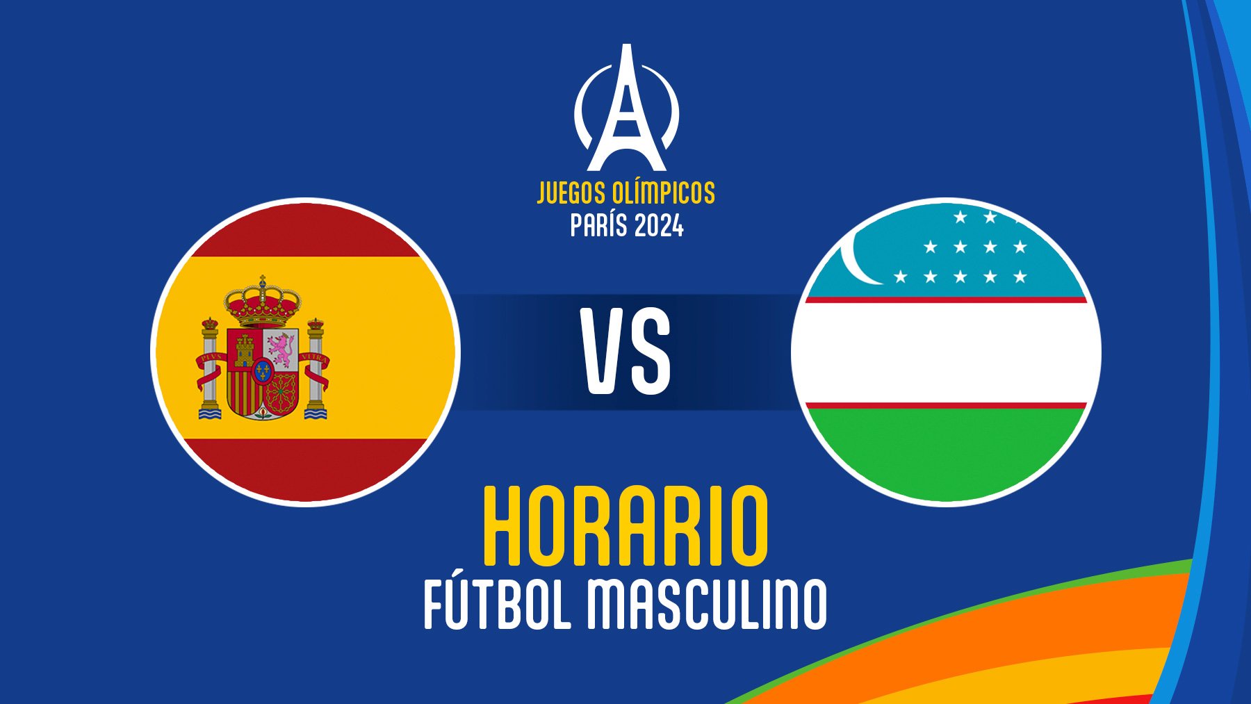 Horario España – Uzbekistán: ver gratis en directo el partido de fútbol de los Juegos Olímpicos 2024.