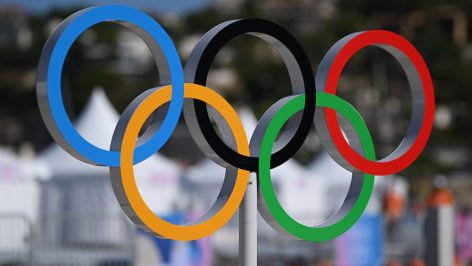 Los aros de los Juegos Olímpicos de París 2024. (Getty)