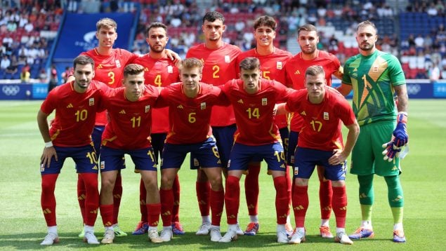 España fútbol juegos olímpicos