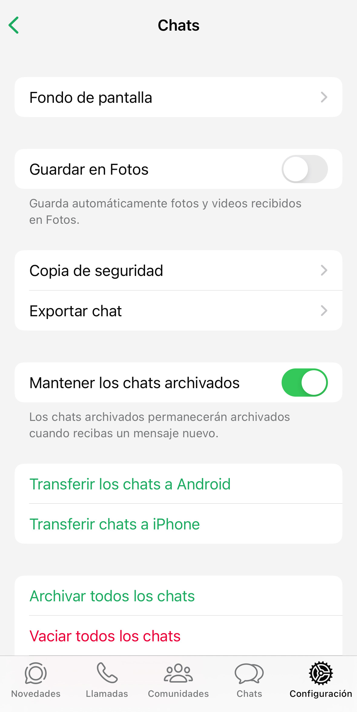 Cómo evitar el guardado automático de fotos de WhatsApp en un iPhone
