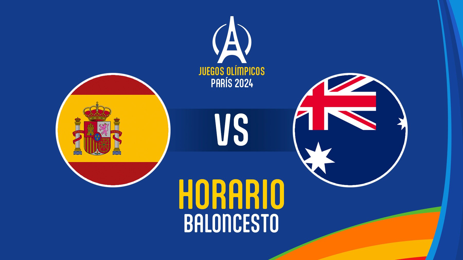 Horario España – Australia: dónde ver el partido de baloncesto de los Juegos Olímpicos 2024 y a qué hora es.