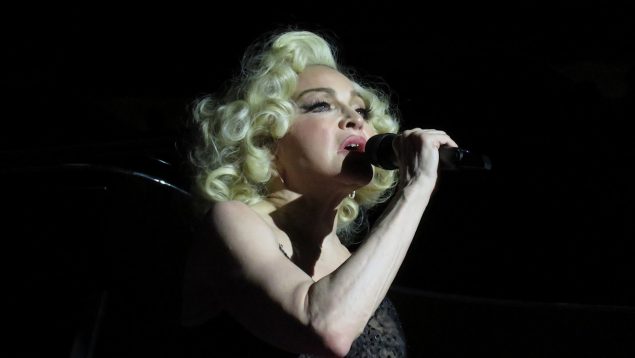 La cantante Madonna, en concierto en EEUU