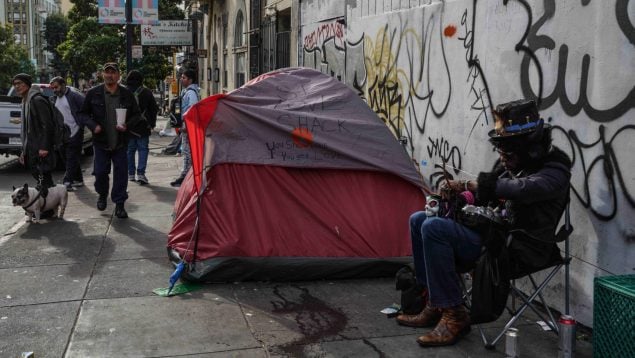 personas sin hogar, Estados Unidos, California, Gavin Newsom
