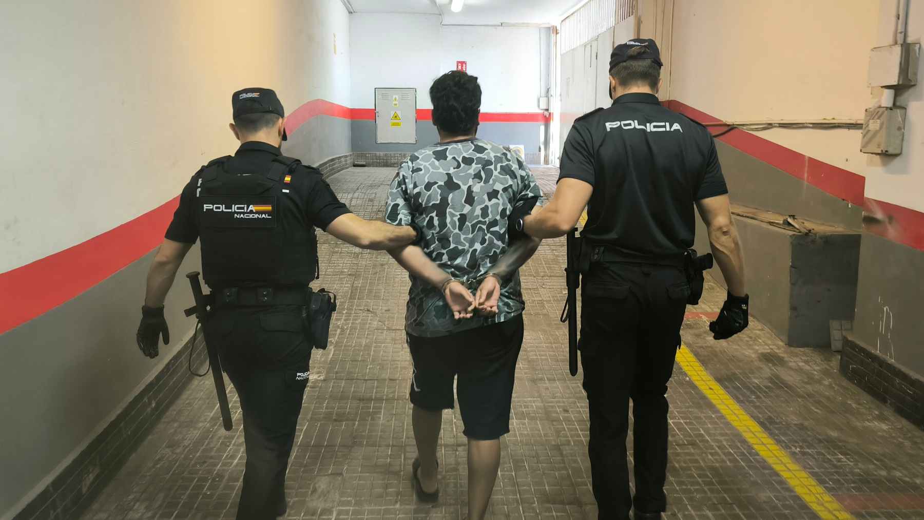 El padre detenido por intentar asesinar a su bebé en Mallorca. POLICÍA NACIONAL