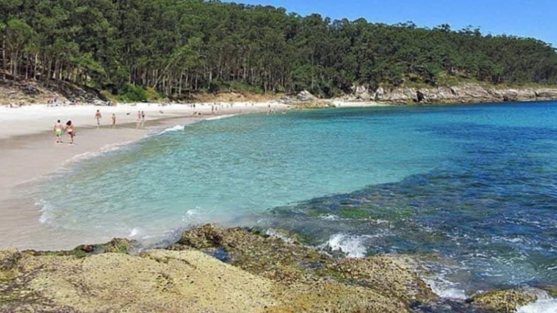 Una de las 80 playas de la Isla de Arousa en Pontevedra.