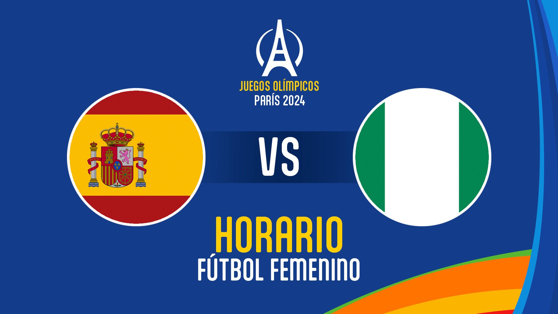 Horario España – Nigeria: ver gratis en directo el partido de fútbol femenino de los Juegos Olímpicos 2024.