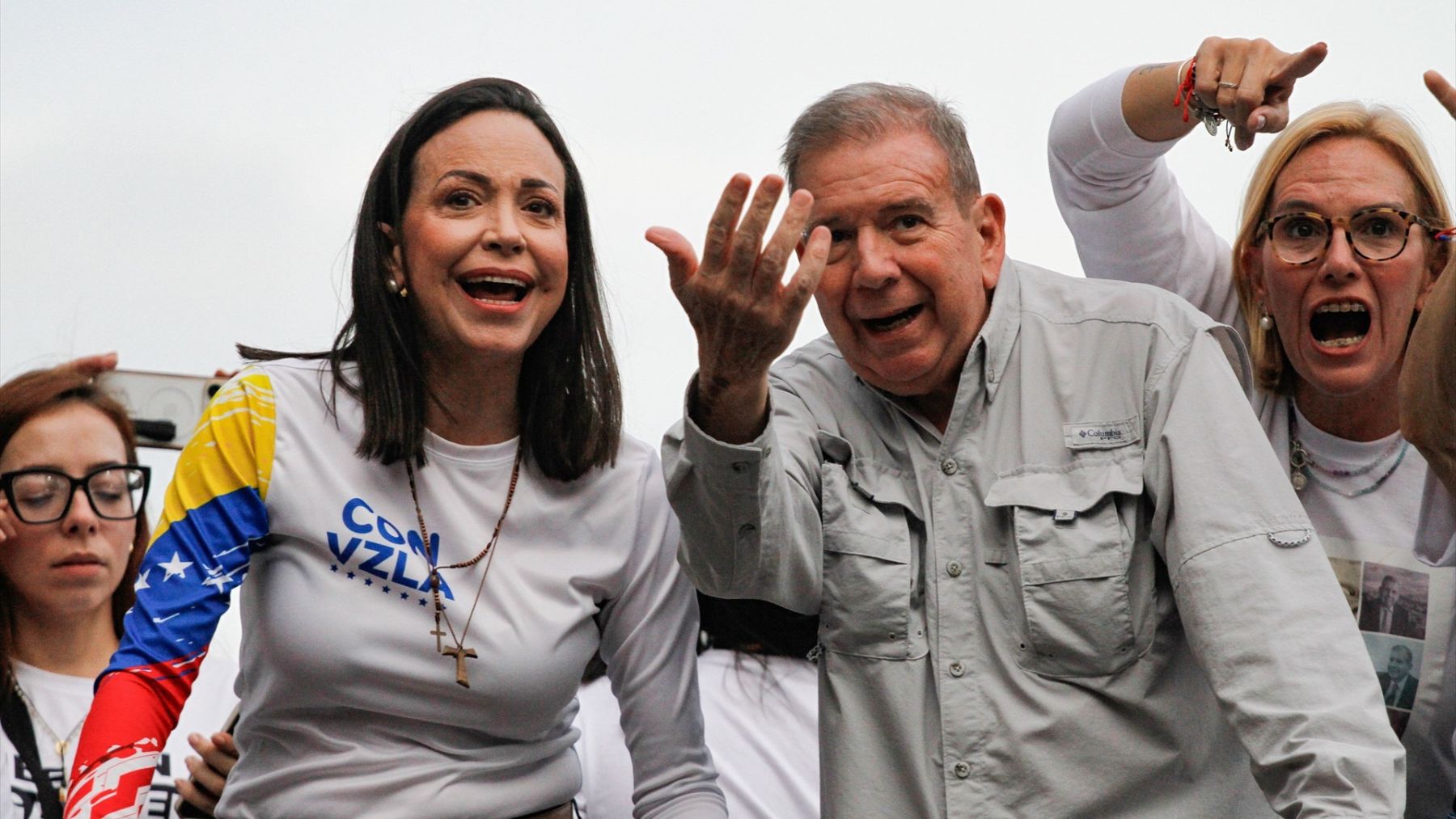 María Corina Machado y Edmundo González. (FOTO: E.P.)