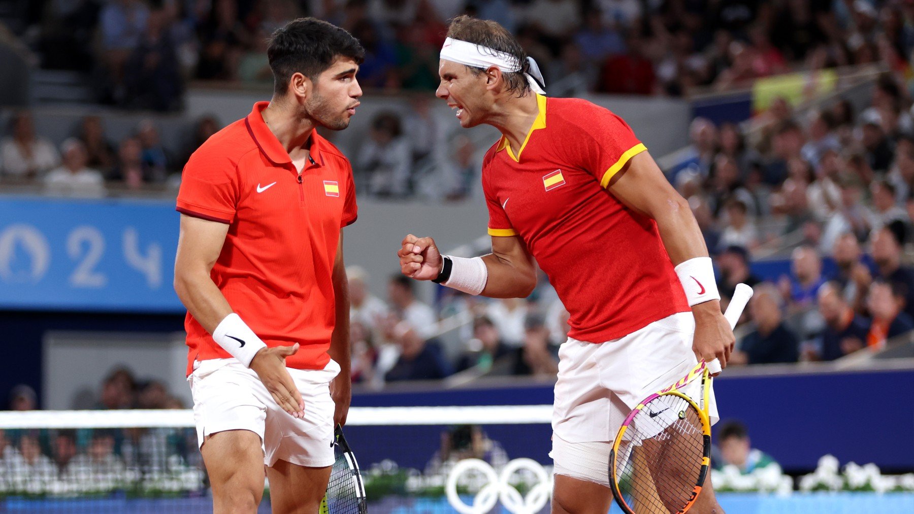 Nadal y Alcaraz en los JJOO 2024(Foto: Getty)