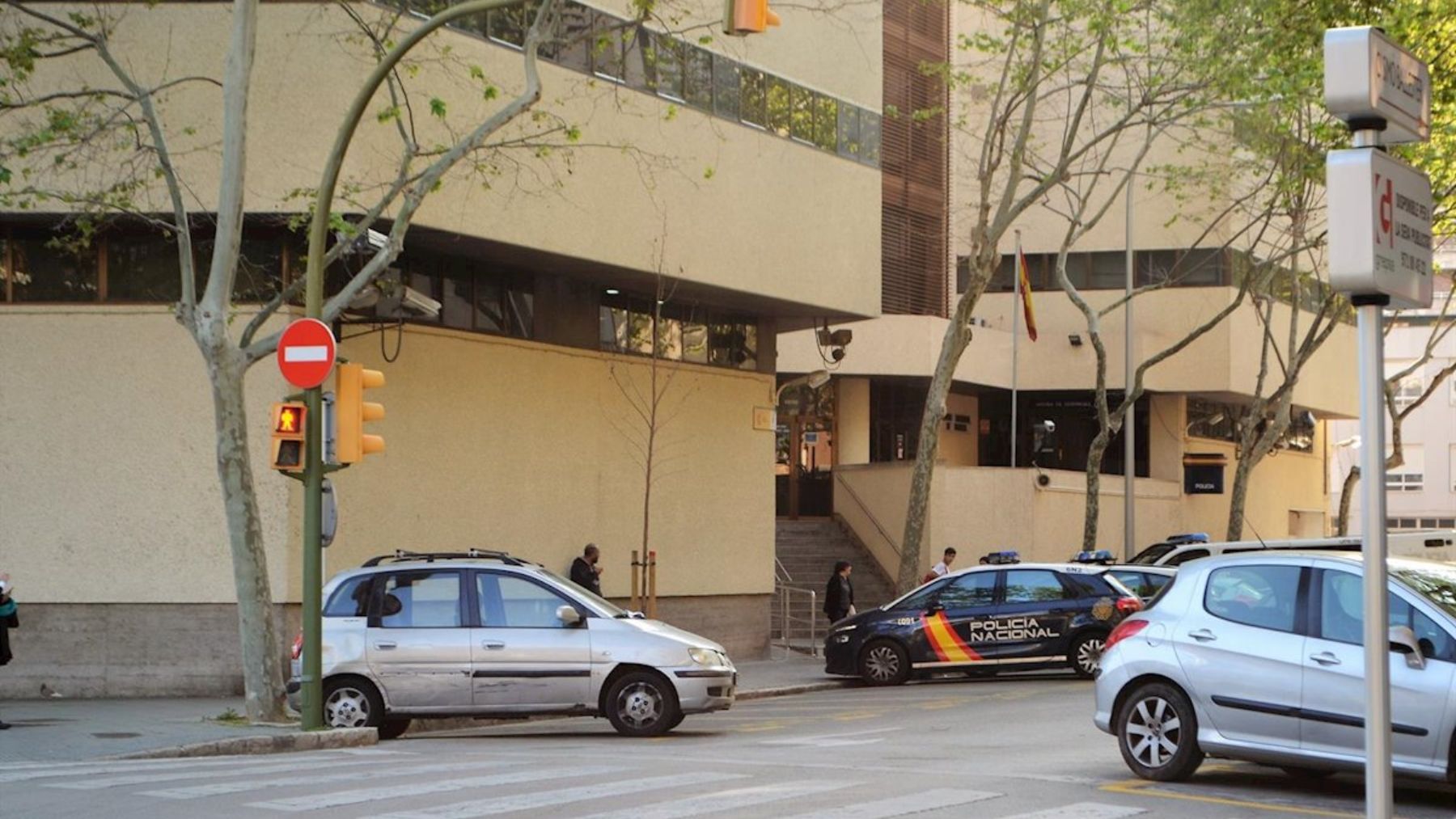 Sede de la Jefatura de la Policía Nacional en Palma.